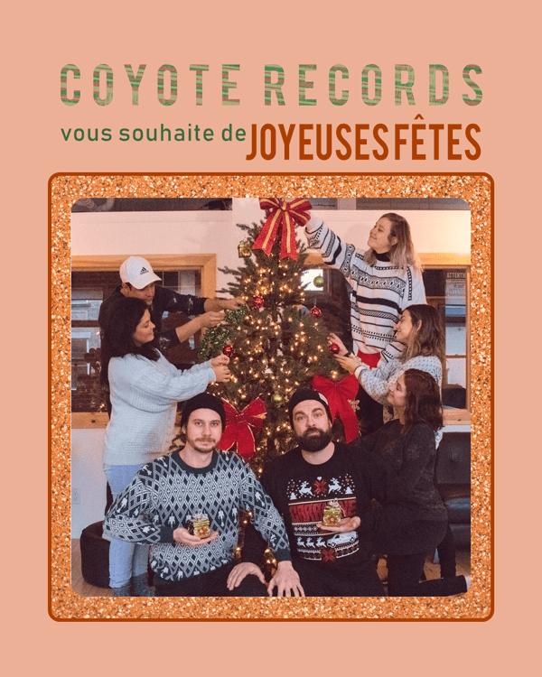 The Coyote Records team celebrates Christmas