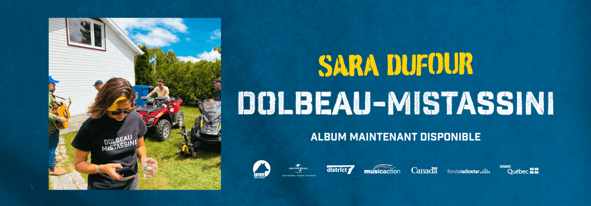 SARA DUFOUR PRÉSENTE SON QUATRIÈME ALBUM DOLBEAU-MISTASSINI 